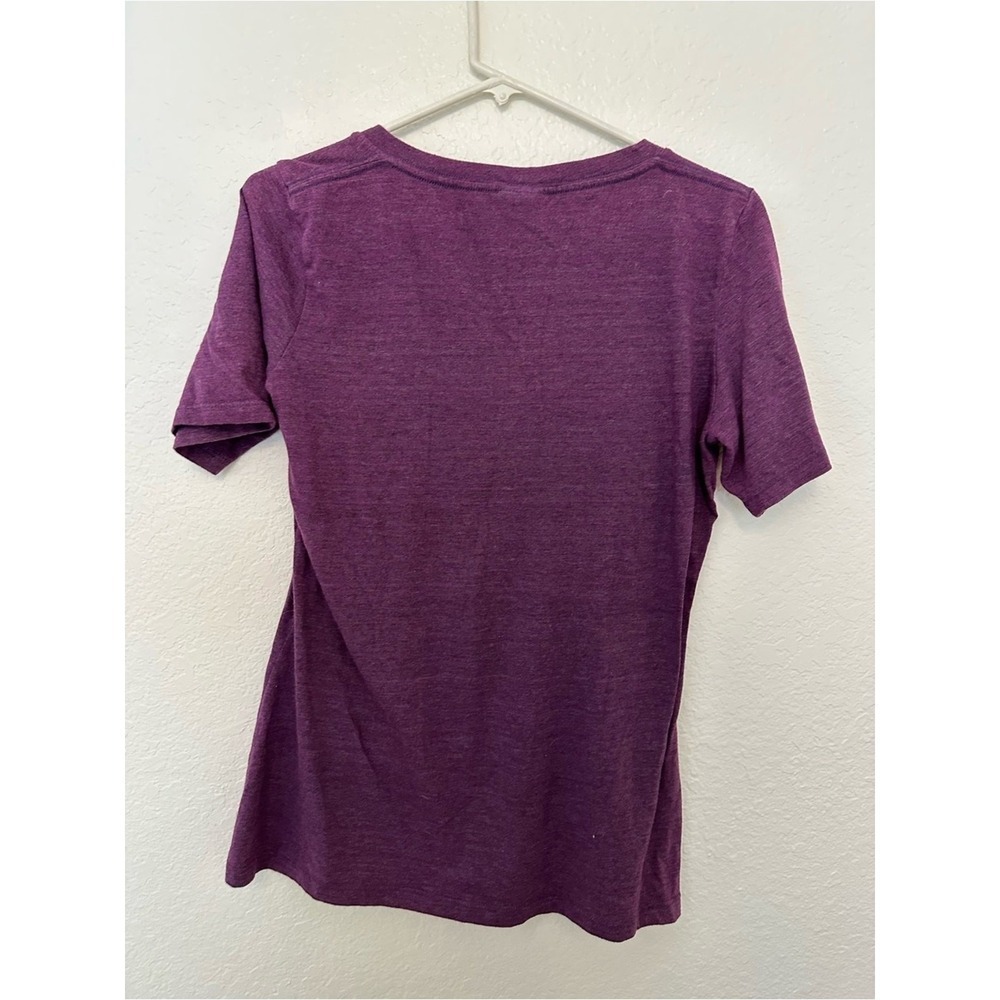 NBA Los Angeles Lakers T-Shirt Women XL Purple Excellent Distressed V-Neck Tee - Picture 6 of 6